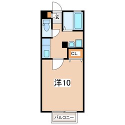 郡山富田駅 徒歩12分 2階の物件間取画像